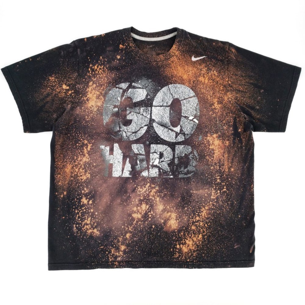 Nike Go Hard Custom Dyed Graphic Tee T-Shirt XL